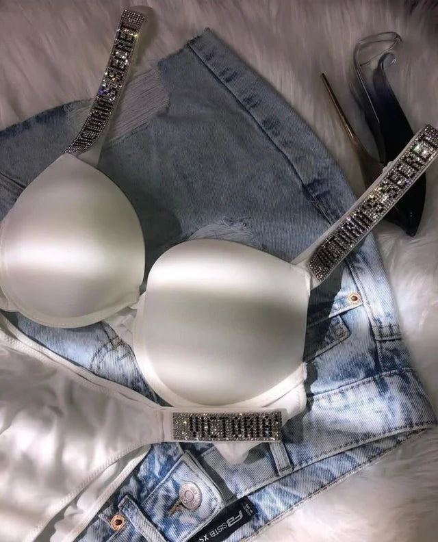 VICTORIA'S SECRET SOFT PUSH-UP BRA SET( WHITE🤍)