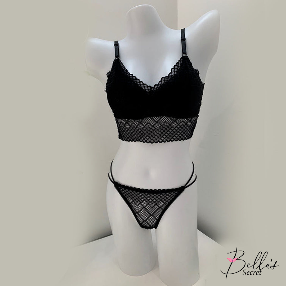 HIGH QUALITY FANCY BOBBY BRA SET