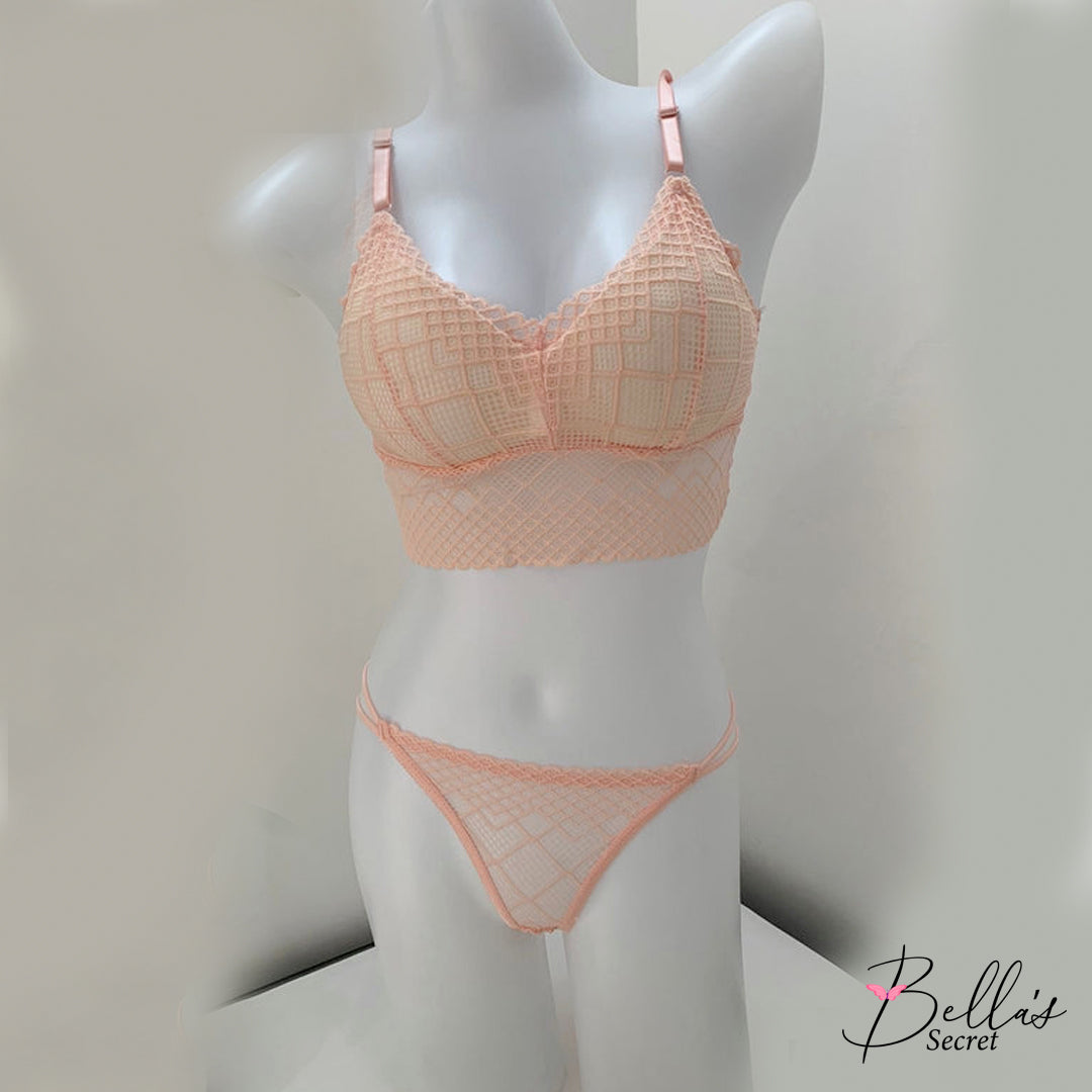 HIGH QUALITY FANCY BOBBY BRA SET