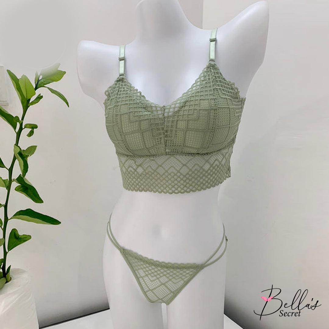 HIGH QUALITY FANCY BOBBY BRA SET