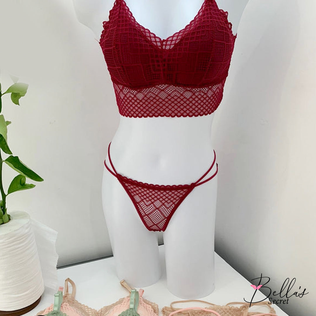 HIGH QUALITY FANCY BOBBY BRA SET