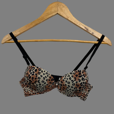 Premium Leopard Push Up Bra