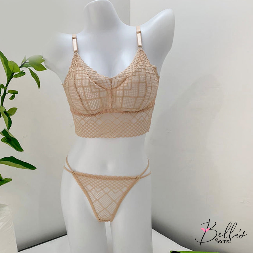 HIGH QUALITY FANCY BOBBY BRA SET