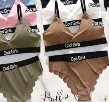 Cool girls thin Bra set