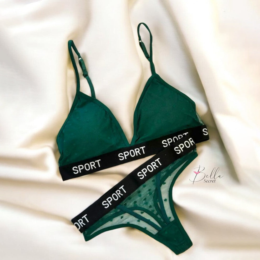 Net sport bra set