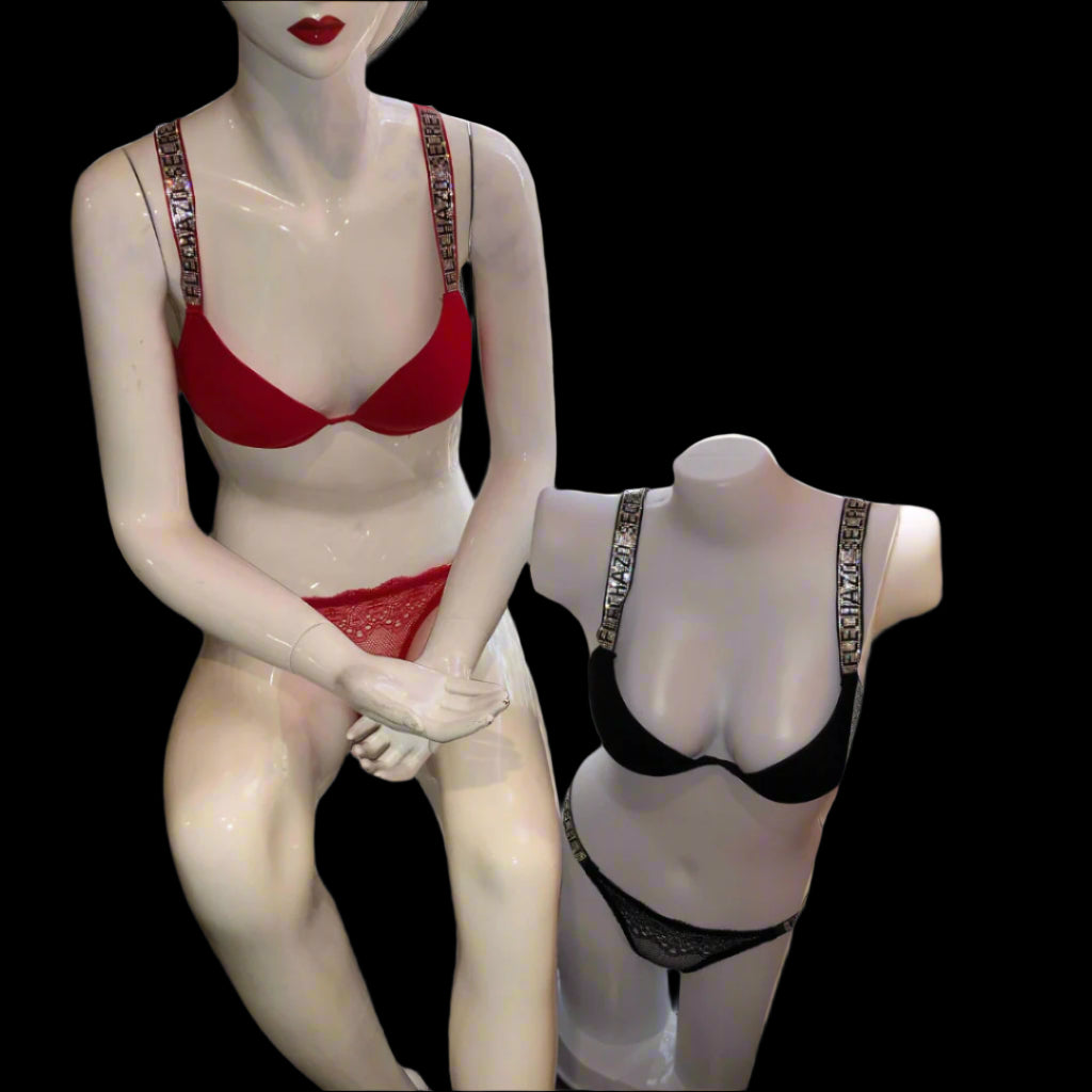 Luxury Secret Thin Pad Fancy Bra Set