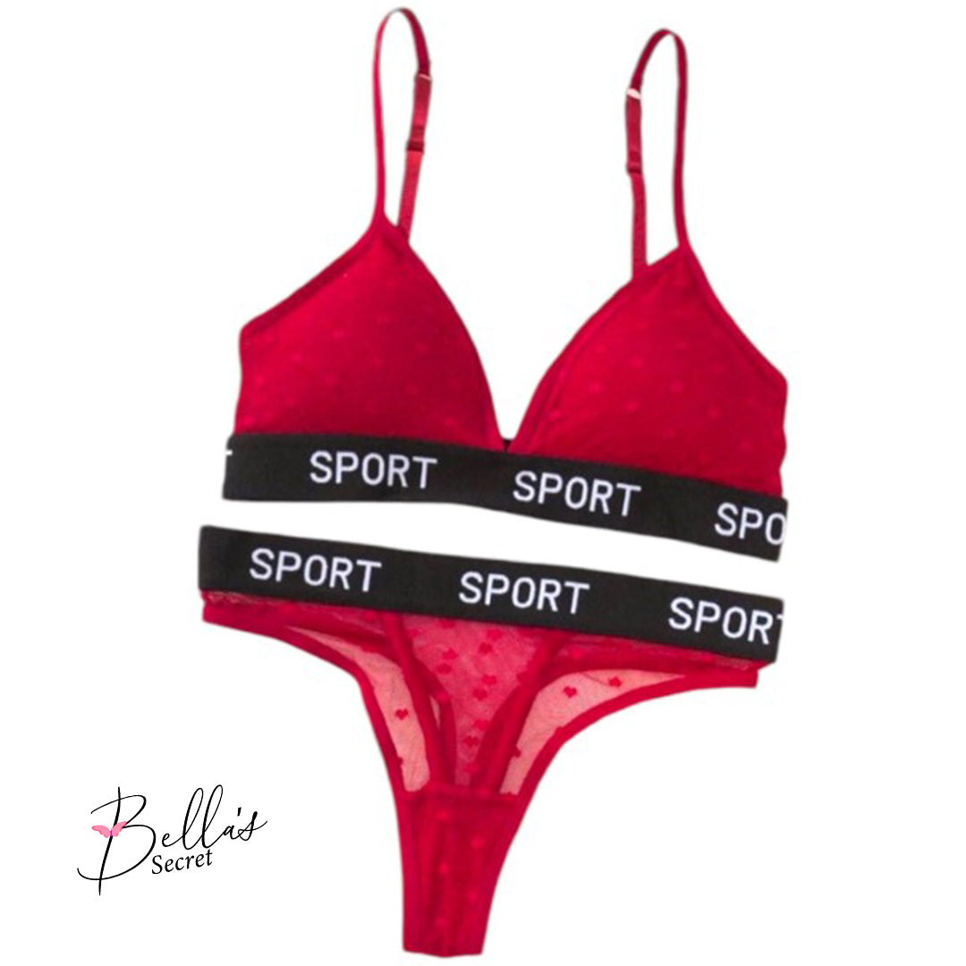 Net sport bra set