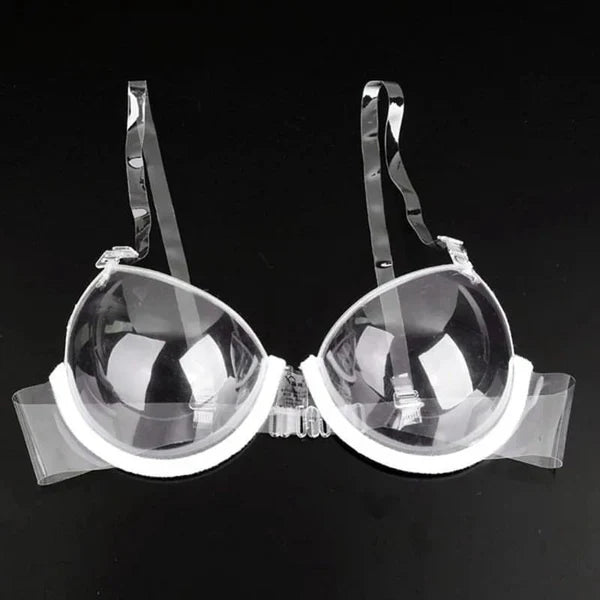 Transparent Clear Bra Invisible Strap Plastic Bra