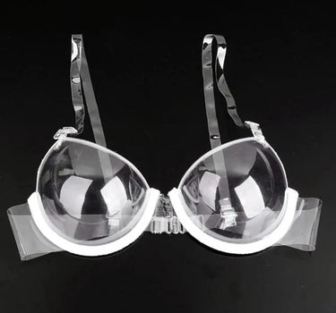 Transparent Clear Bra Invisible Strap Plastic Bra