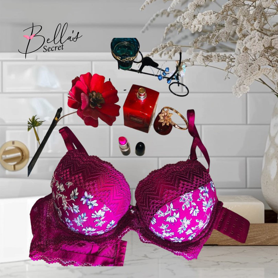 GardenLift: Spring-Inspired Floral Push-Up Bra