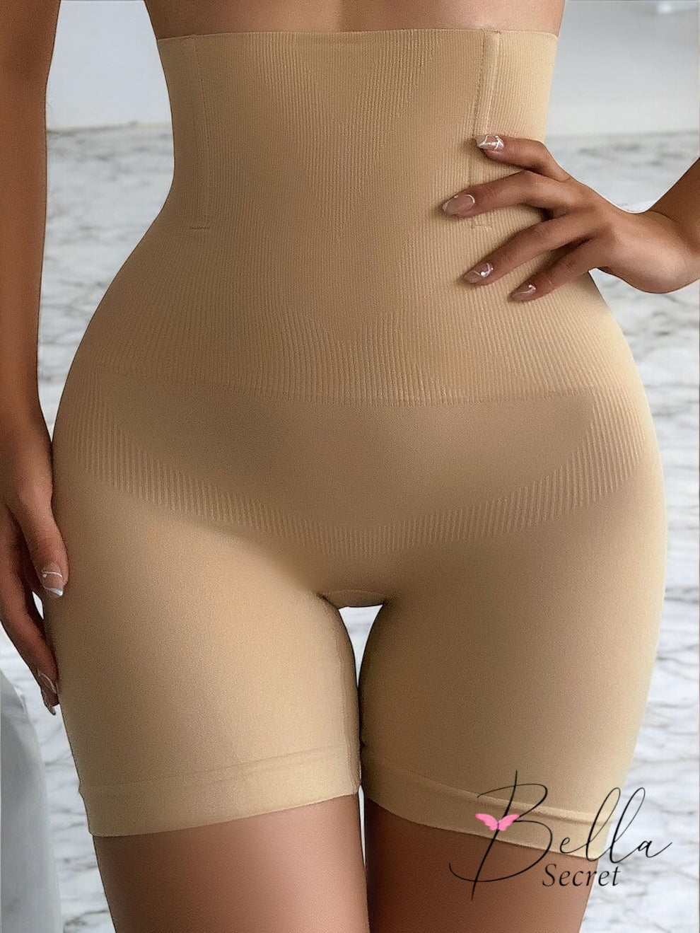 High Waisted Tummy Control Body Shaper Short