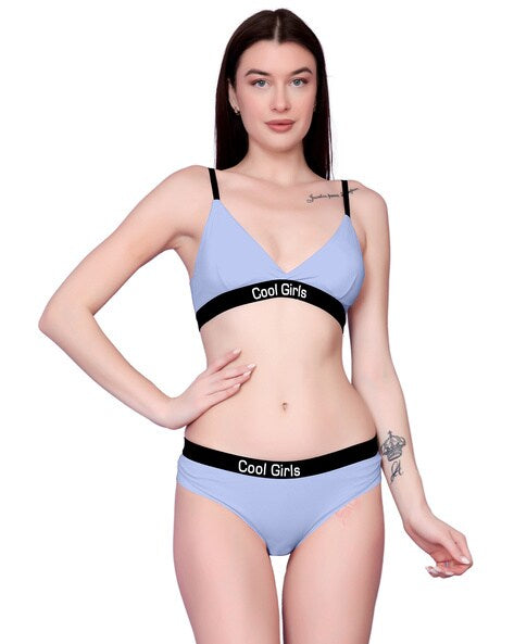 Cool girls thin Bra set