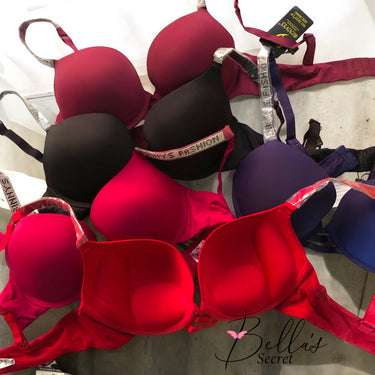 Binnys Fashion Rhinestone Push-Up Bra