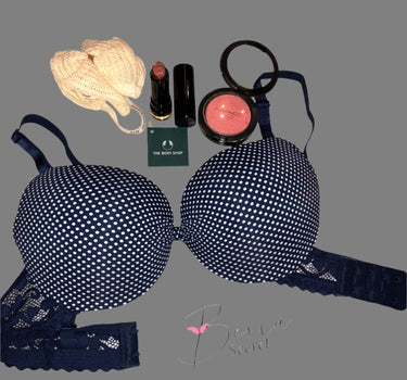 Polka Dot Push Up Bra