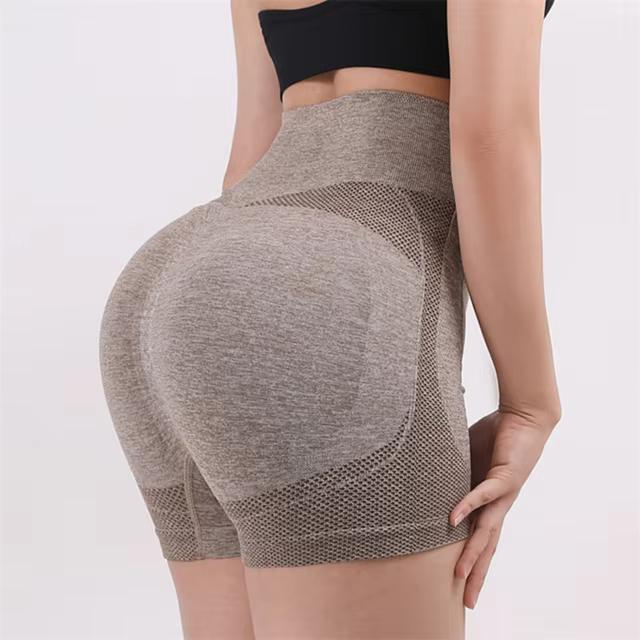 LADIES YOGA SHORTS HIGH WAIST WORKOUT SHORTS