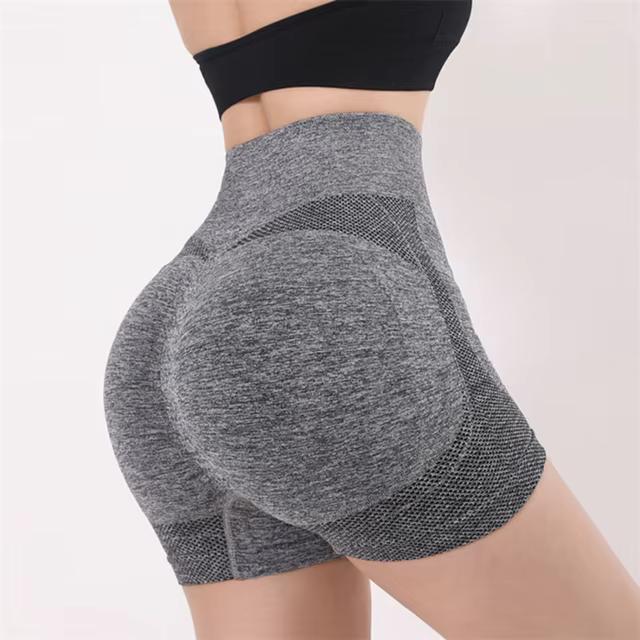 LADIES YOGA SHORTS HIGH WAIST WORKOUT SHORTS