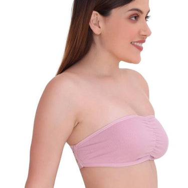 Women Tube Strapless Soft Thin Pad Bra