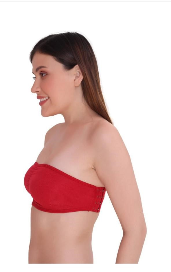 WOMEN TUBE STRAPLESS SOFT THIN PAD BRA