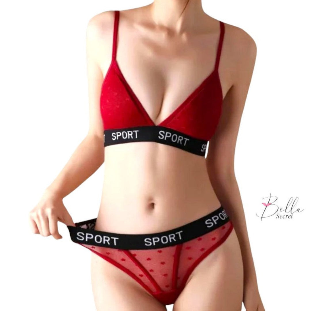 Net sport bra set