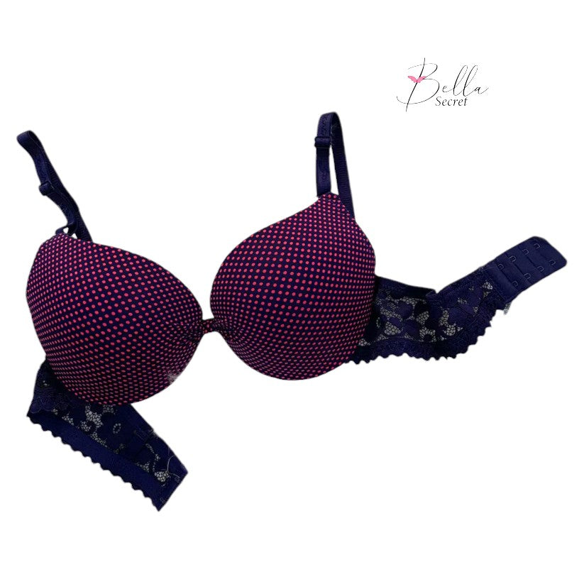 POLKA DOT PUSH UP BRA