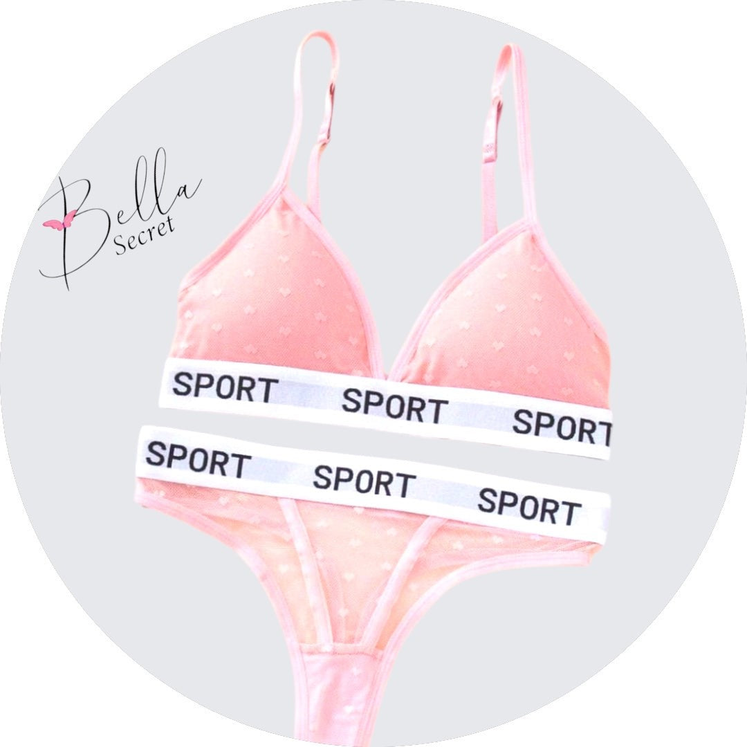 Net sport bra set