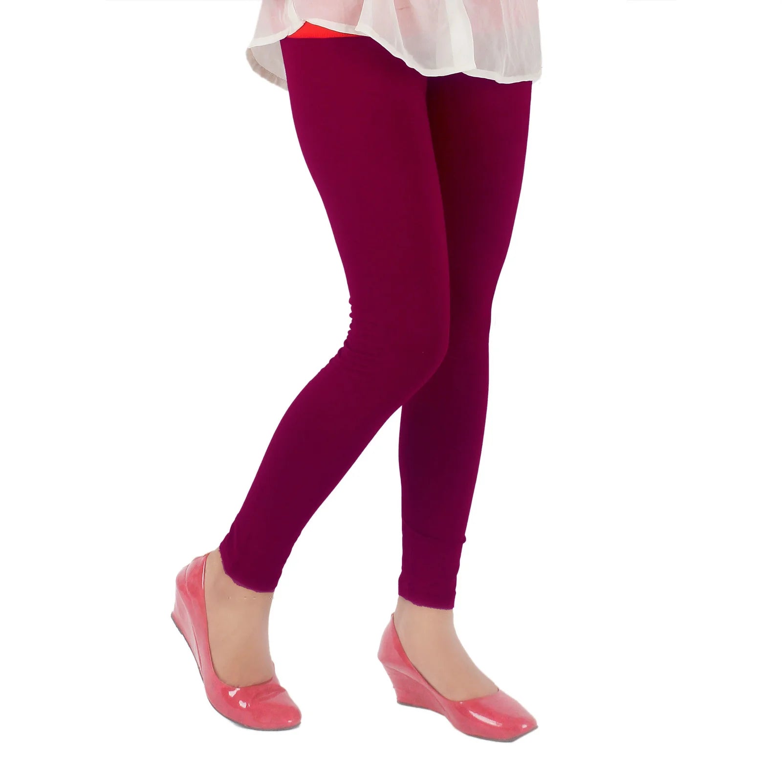 Colour Ankle Length Leggings