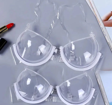 Transparent Clear Bra Invisible Strap Plastic Bra